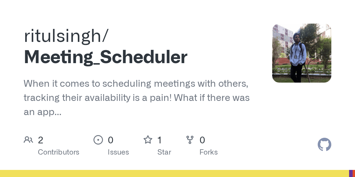 Meeting Scheduler